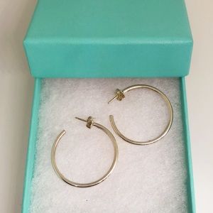 🌹SOLD🌹Auth. Tiffany & Co. Silver Hoop Earrings